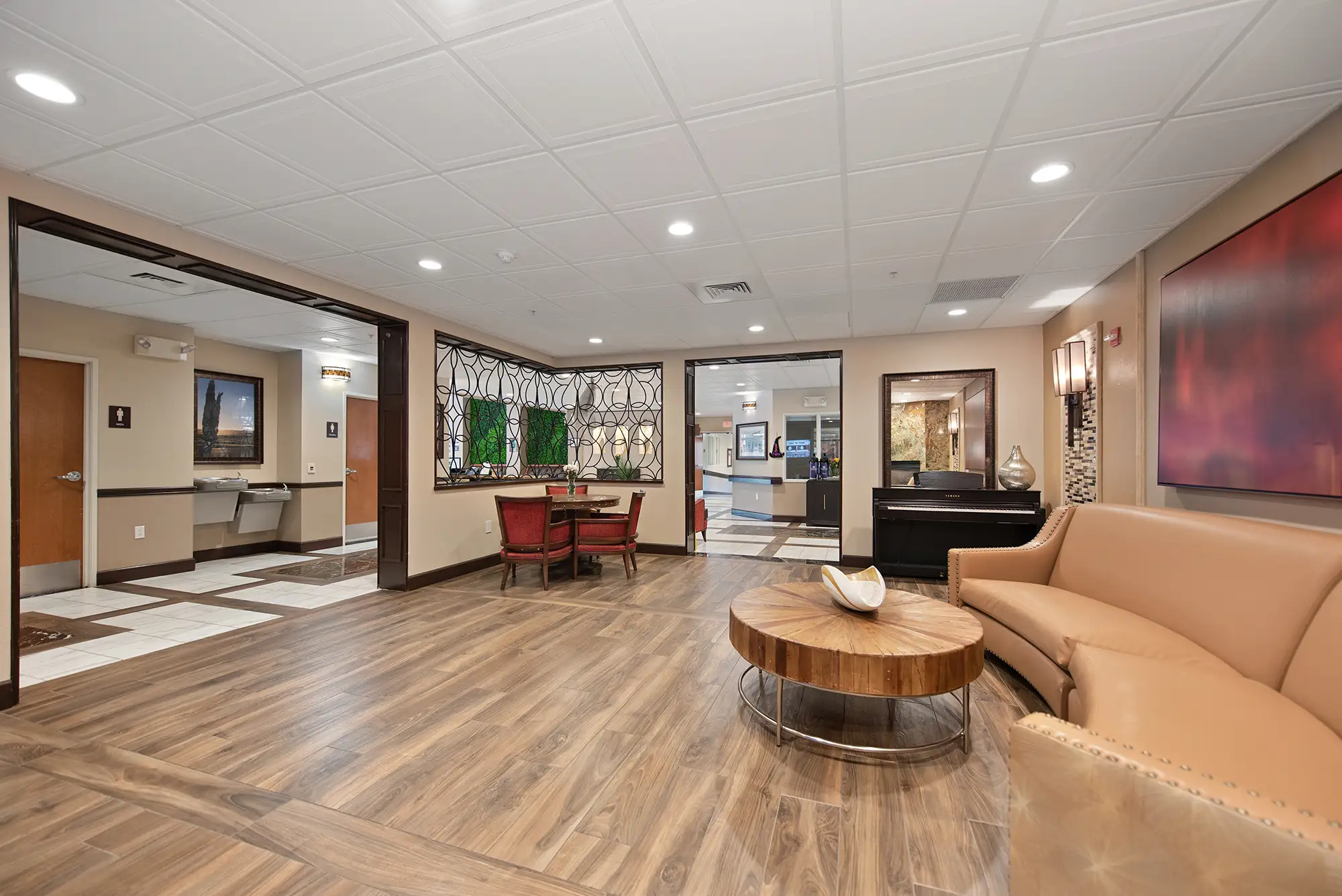 Dining area of an apartment at Healdsburg
